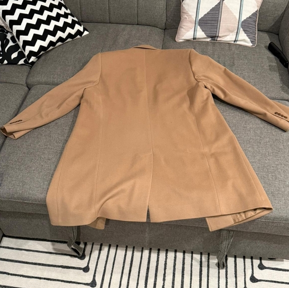 New Saks Fifth Avenue Cashmere Wool Blend Overcoat - Picture 3 of 14